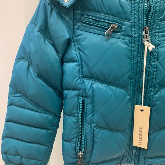 Diesel Winter Down jacket green - Picture 3 of 7